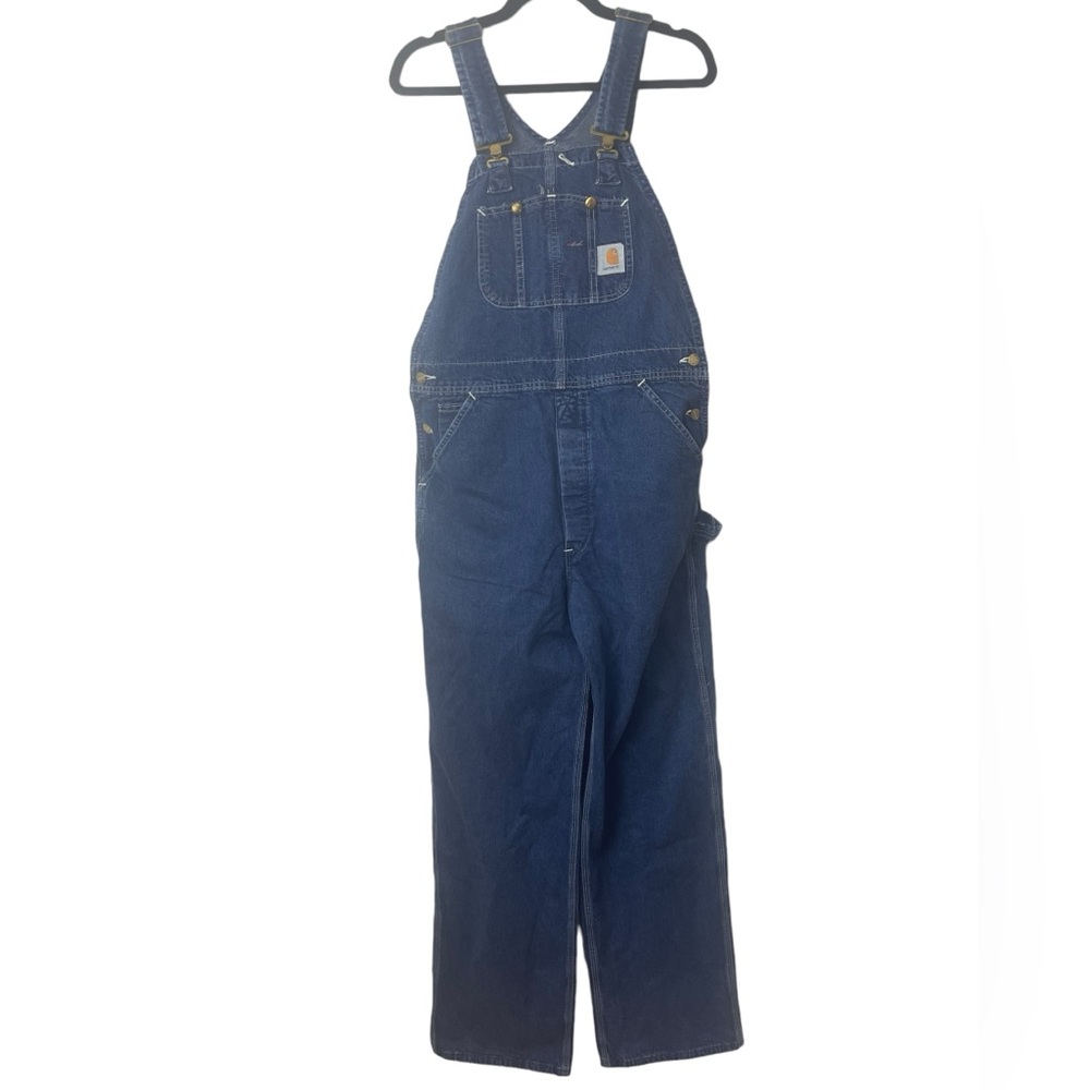 Carhartt Women's Blue Denim Overalls